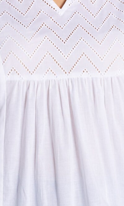 Embroidered Cotton Top