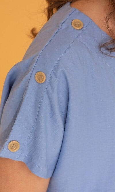 Drawcord Waist Top