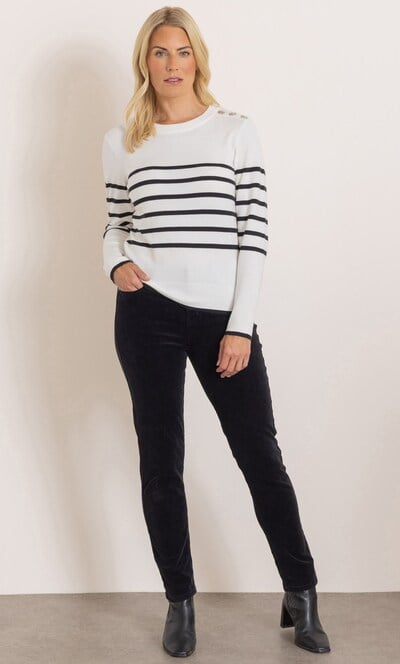 Stripe Long Sleeve Jumper