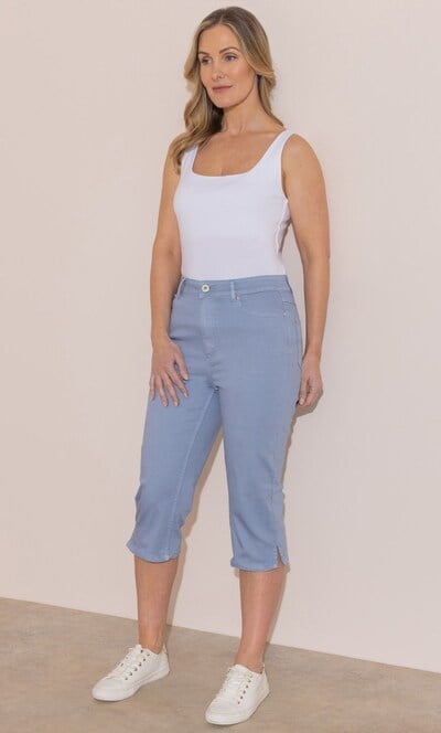 Cropped Stretch Jeans
