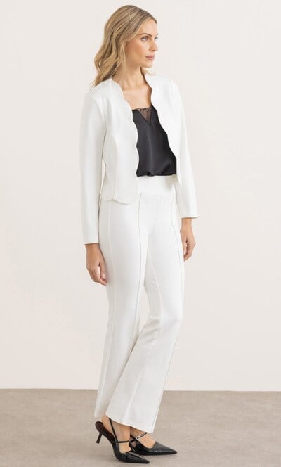 Ponte Kick Flare Pull On Trousers
