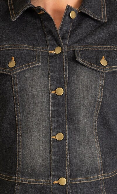 Peplum Denim Jacket
