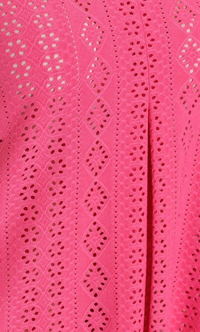 Eyelet Cut Sleeveless Top