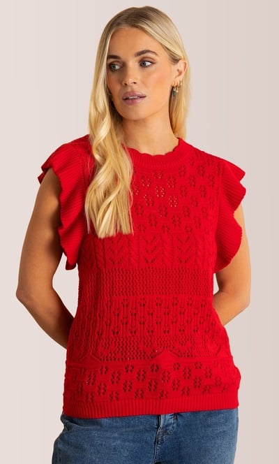 Knitted Cotton Tank Top