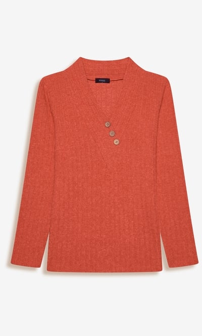 Brushed Rib Knit Top
