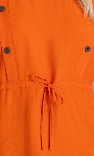 Tie Waist Short Sleeve Top
