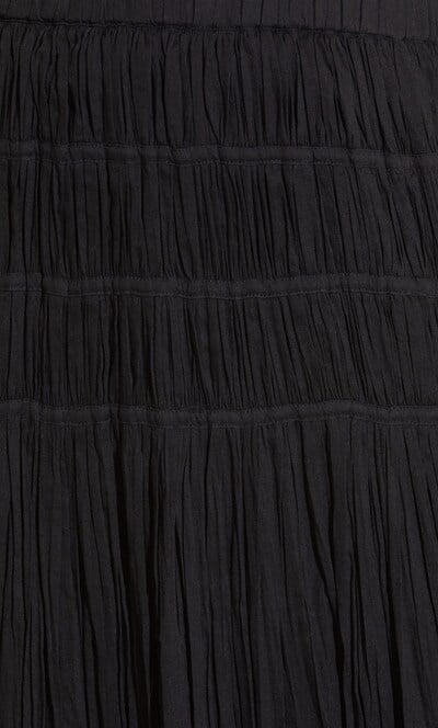 Pull On Crinkle Cotton Boho Midaxi Skirt