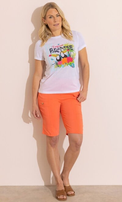 Anna Rose Pull On Stretch Shorts