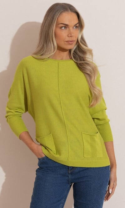 Batwing Knitted Jumper