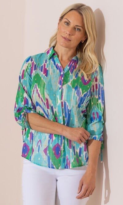 Anna Rose Printed Blouse