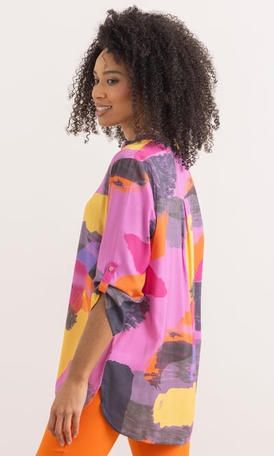 Printed Relaxed Fit Top