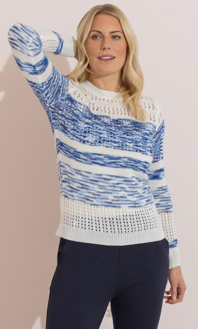 Anna Rose Stripe Knitted Jumper
