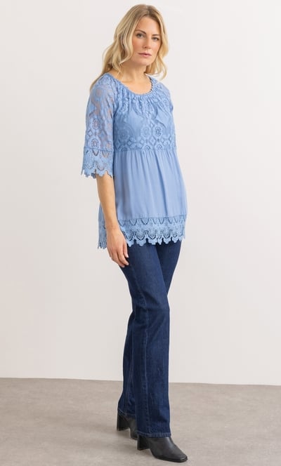 Lace Trim Top