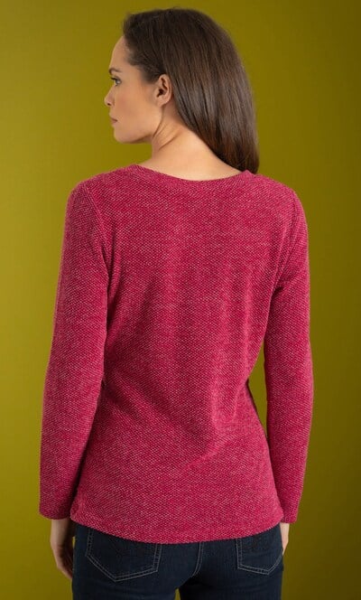 Wrap Front Knitted Top