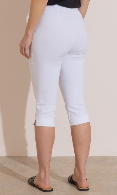 Stretch Pull On Capri Trousers