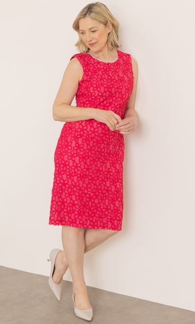 Anna Rose Embellished Lace Shift Dress