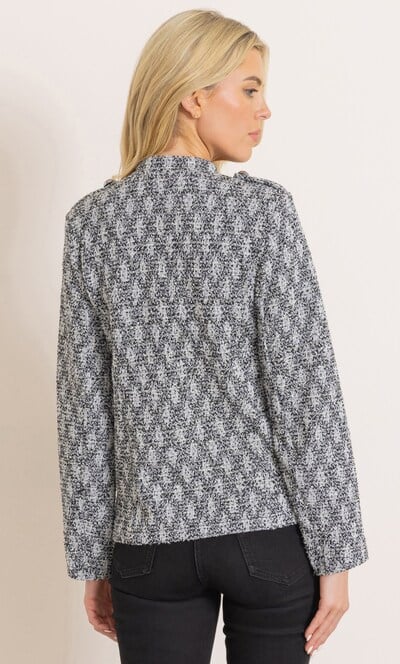 Knitted Military Jacket
