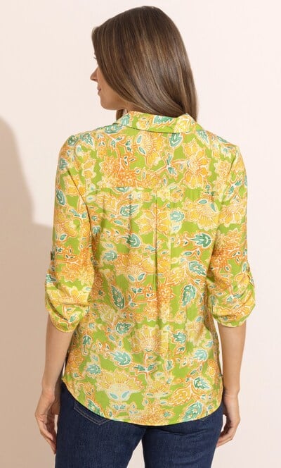 Garden Print Blouse