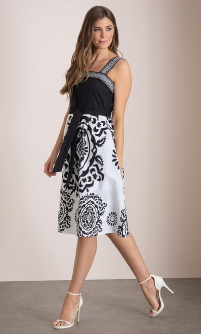 Printed Cotton Dress