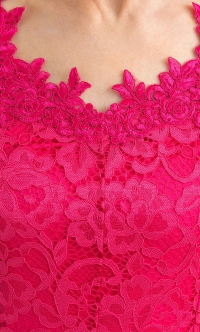 Anna Rose Embellished Lace Midi Dress