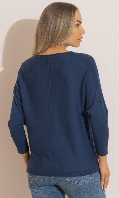 Batwing Knitted Jumper