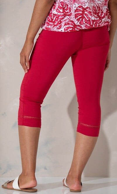 Lace Trim Pedal Pushers
