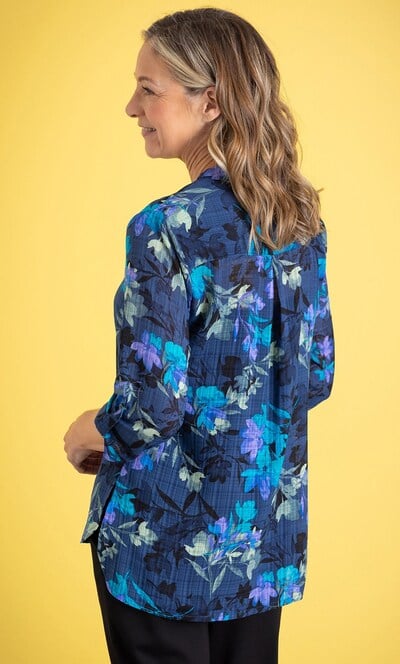 Anna Rose Floral Print Blouse
