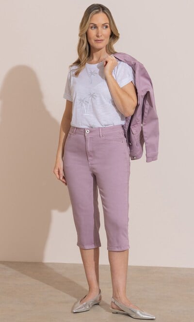 Cropped Stretch Jeans