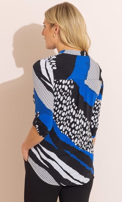 Anna Rose Animal Print Blouse