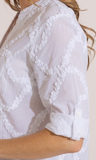 Applique Cotton Blouse