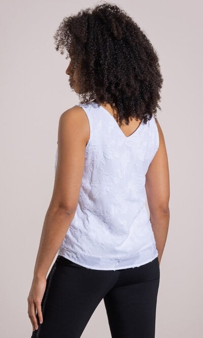 Jacquard Sleeveless Top