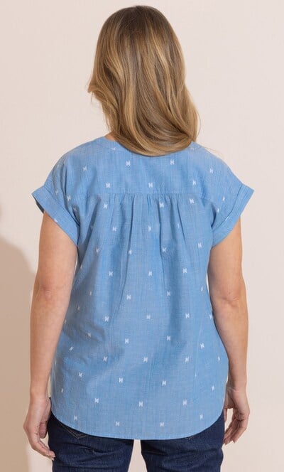 Embroidered Cotton Top