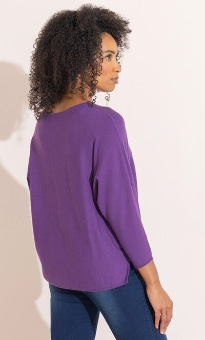 Batwing Knitted Jumper