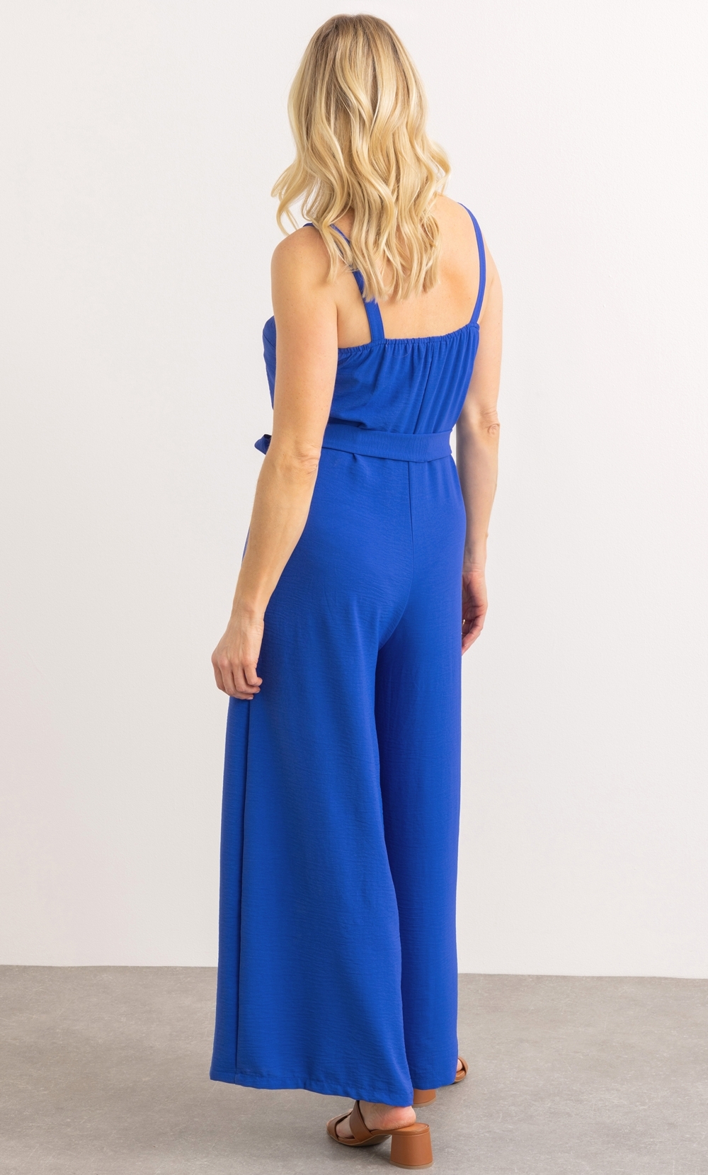 Women’s Sleeveless Jumpsuit | Wide Leg